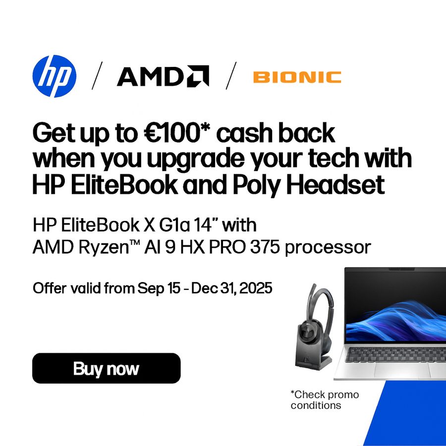 Bionic HP x AMD cashback promotion